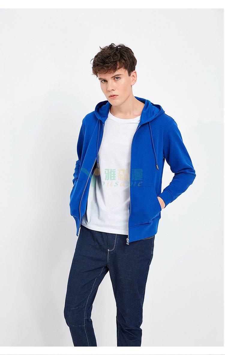 高档拉链连帽卫衣(图9) 高档拉链连帽卫衣(图9)