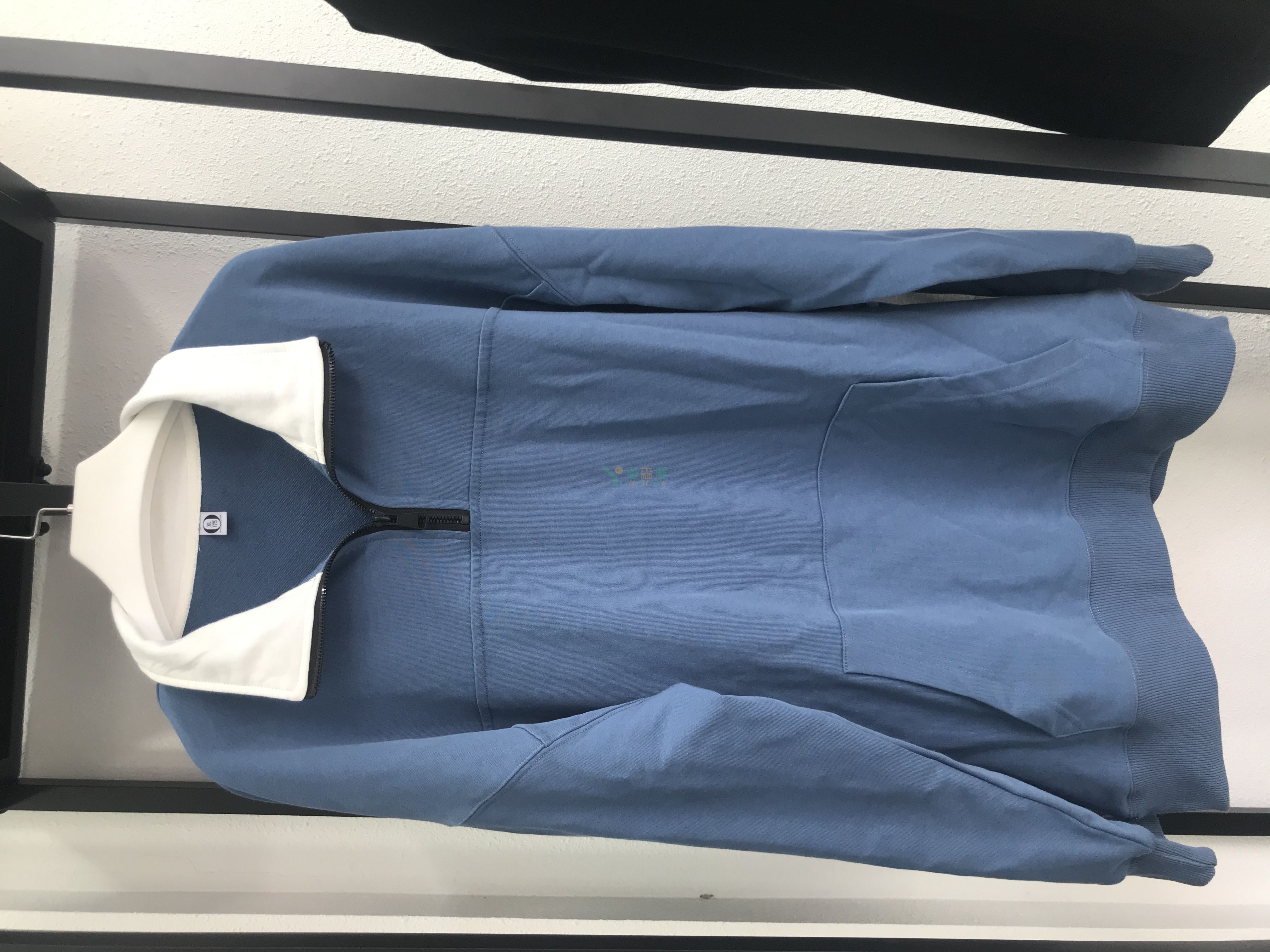 潮流宽松情侣立领拉链卫衣(图12) 潮流宽松情侣立领拉链卫衣(图12)