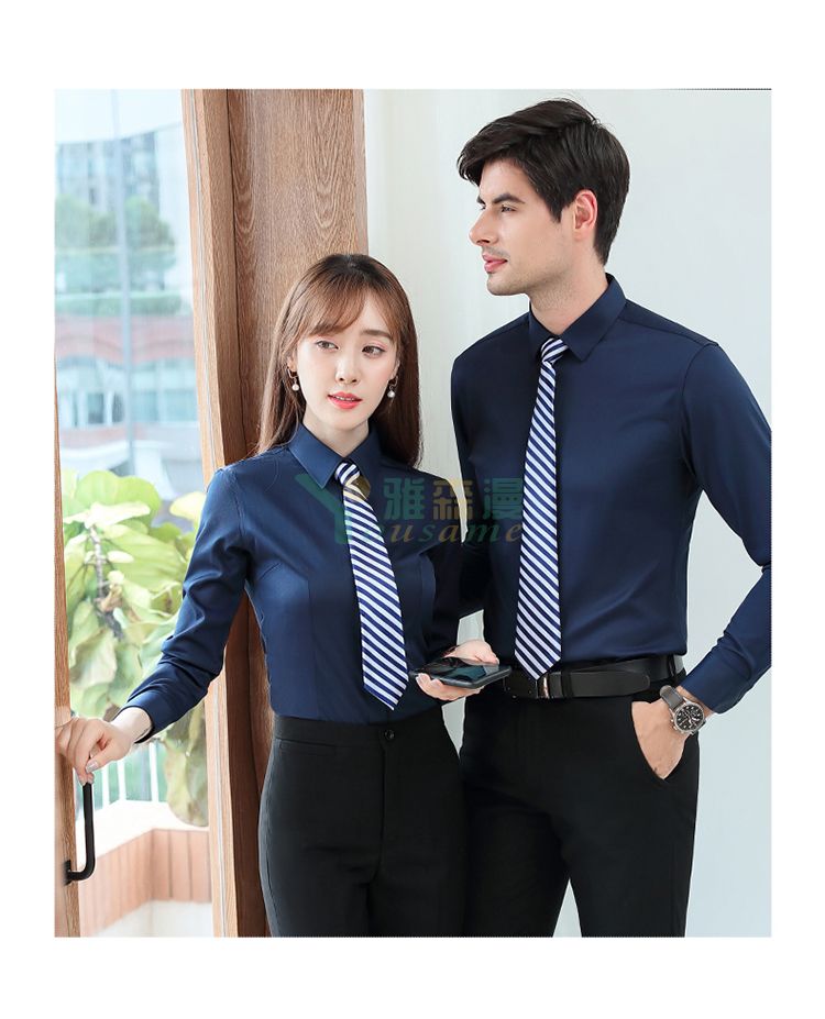 细斜纹修身长袖衬衫(男+女)(图20) 细斜纹修身长袖衬衫(男+女)(图20)