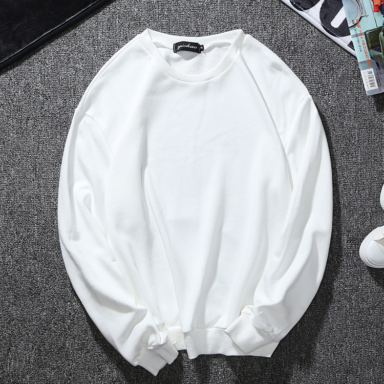 纯棉潮牌落肩宽松圆领卫衣