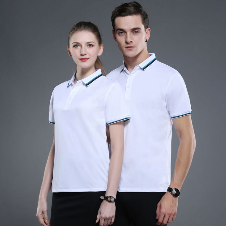 洗水棉短袖POLO衫