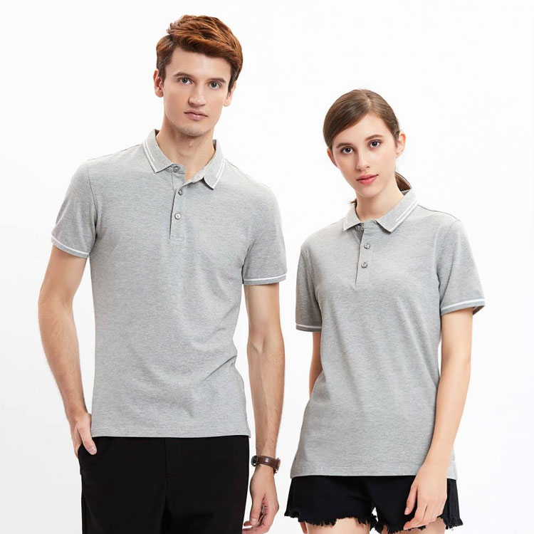 精梳拉架珠地POLO衫定制