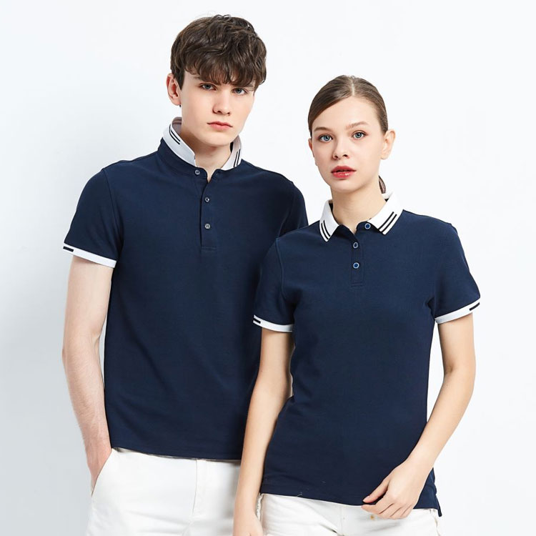 双珠地POLO衫定做（男+女）