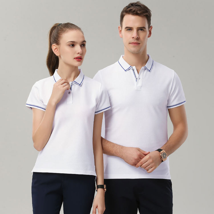 纽扣串织polo衫（男+女）