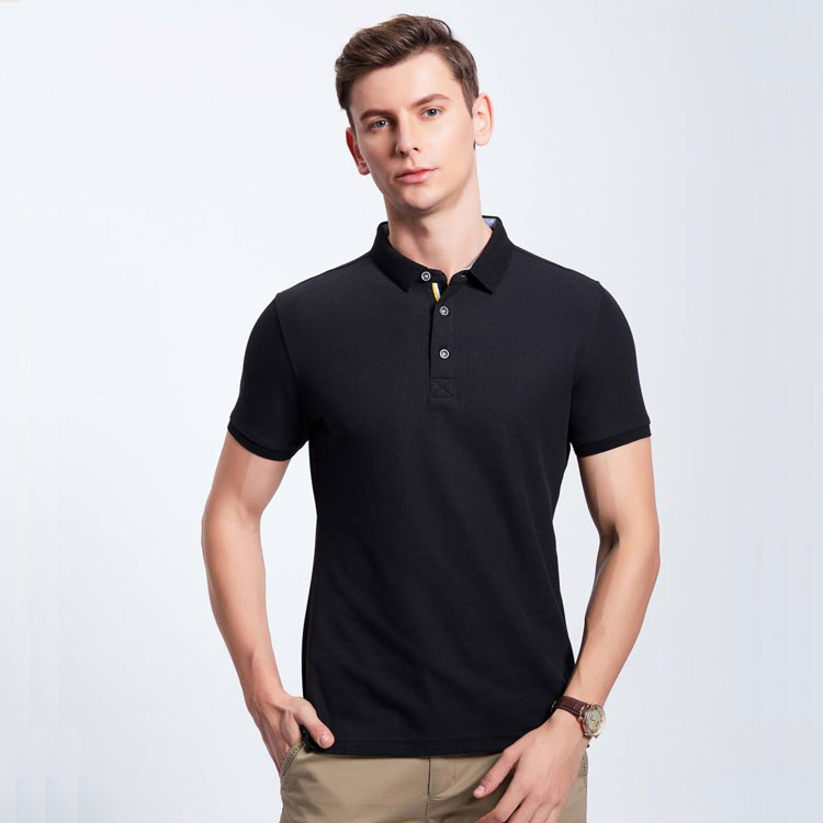 铜氨珠地POLO衫
