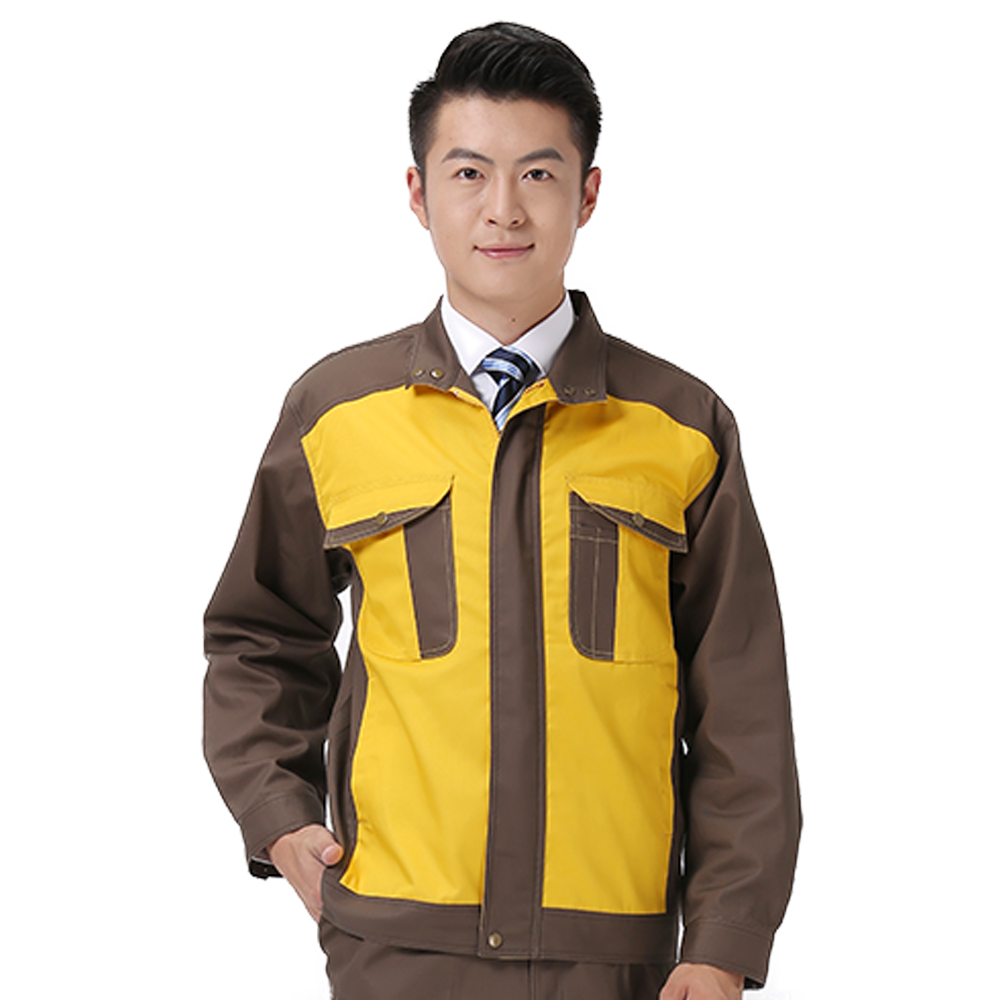 厚纱卡秋冬工作服套装