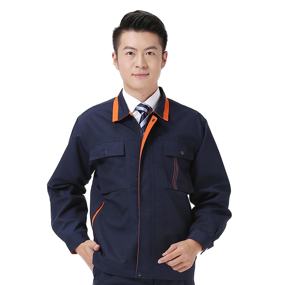 涤棉厚珠帆工作服套装