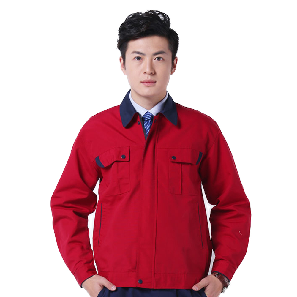 涤棉厚珠帆秋冬工作服套装