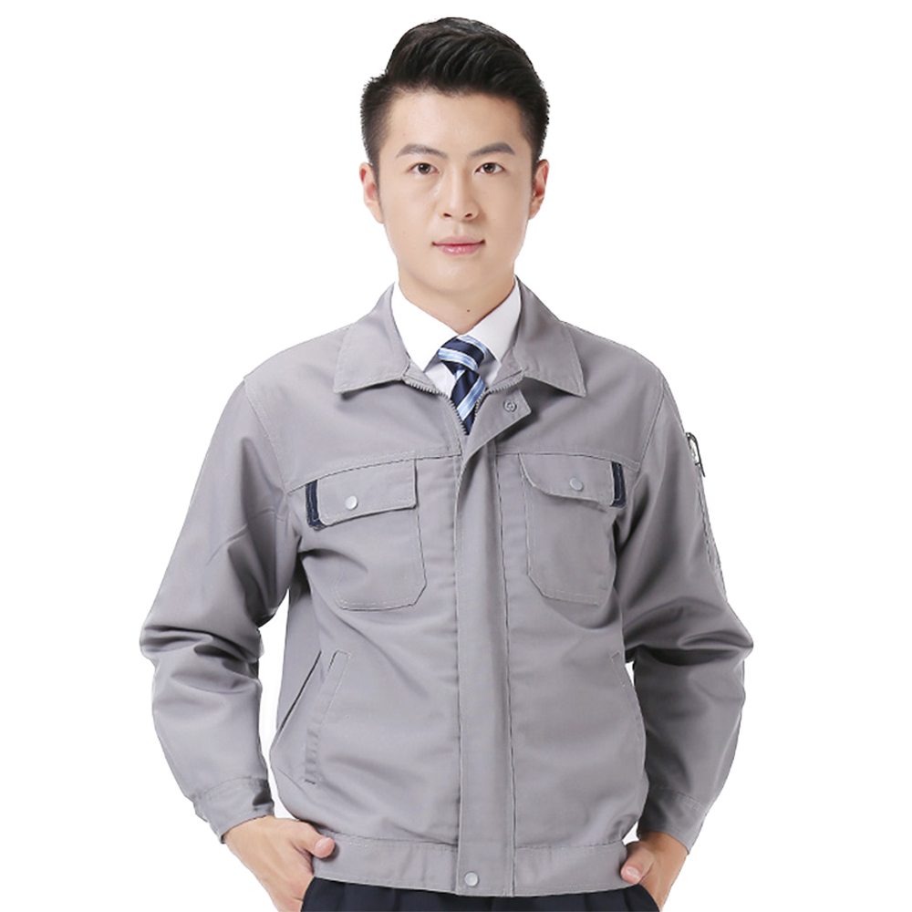 涤棉厚珠帆秋冬工作服套装