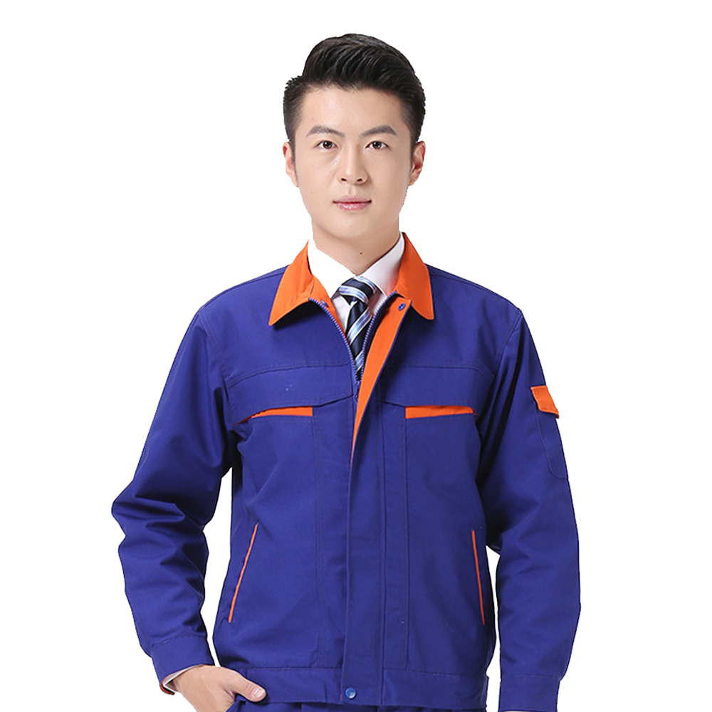 涤棉厚珠帆秋冬工作服套装