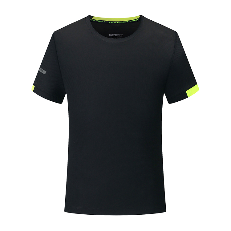 格子面料速干T恤定制