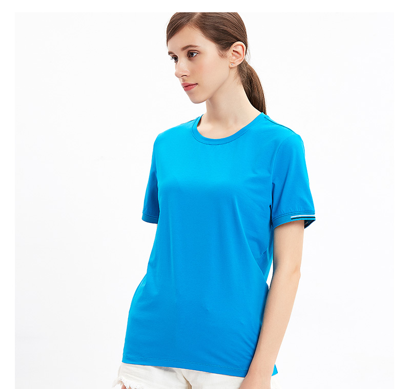 丝光棉圆领短袖T恤(图14)