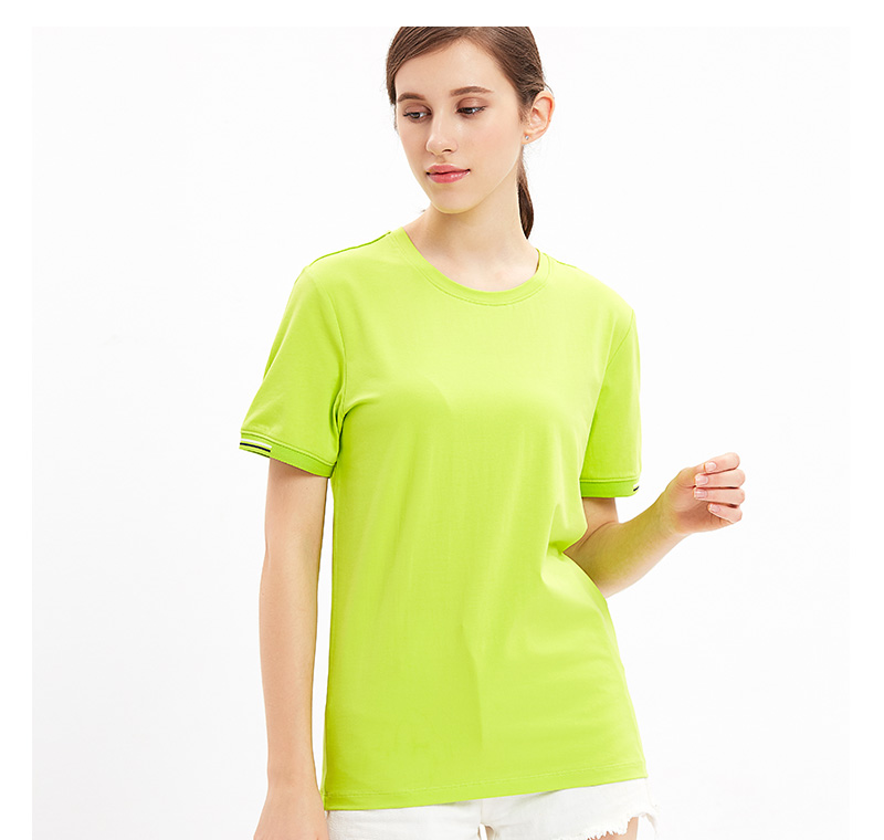 丝光棉圆领短袖T恤(图13)