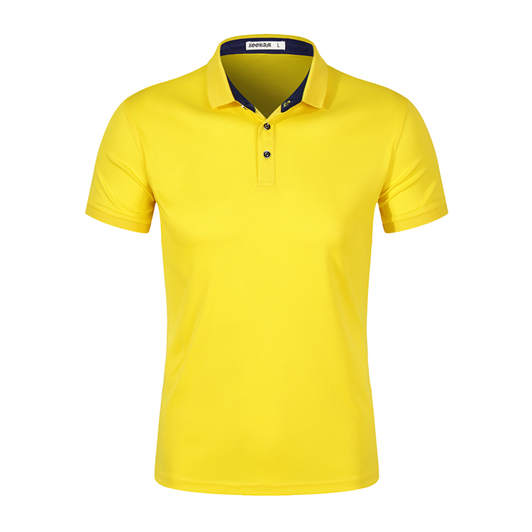 细珠地翻领Polo衫定做