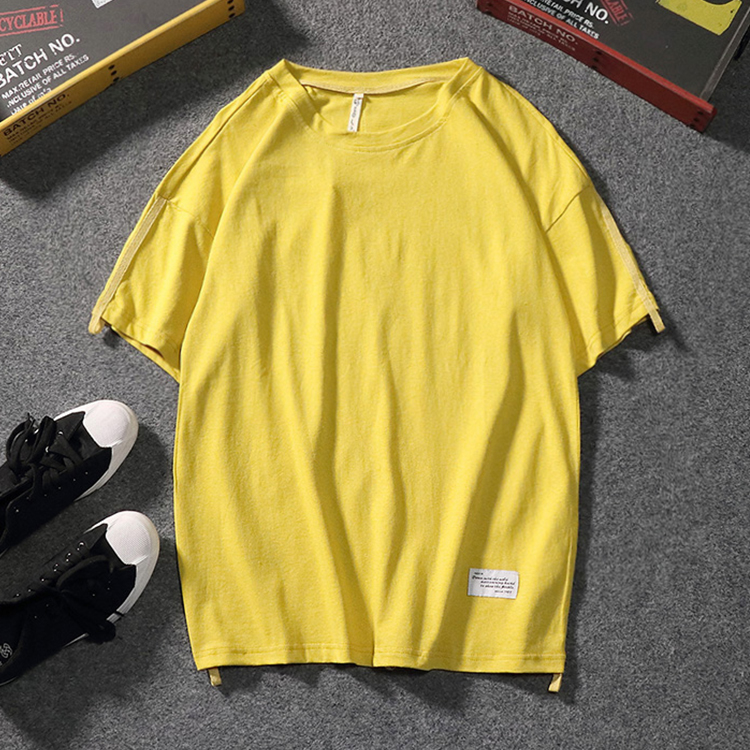 纯棉圆领时尚t恤