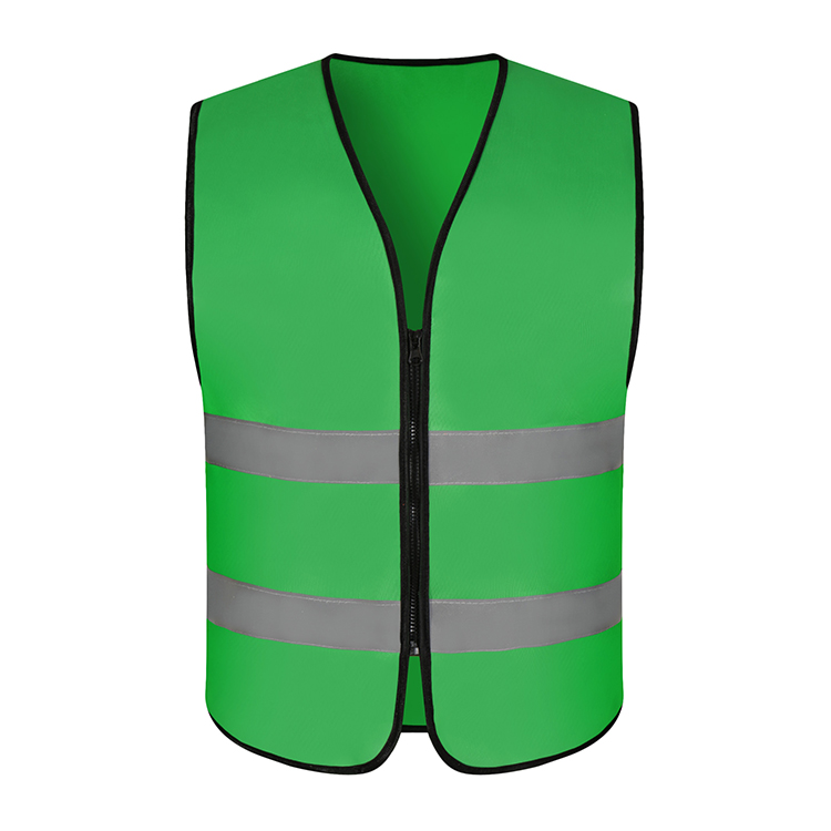 不过肩拉链反光马甲