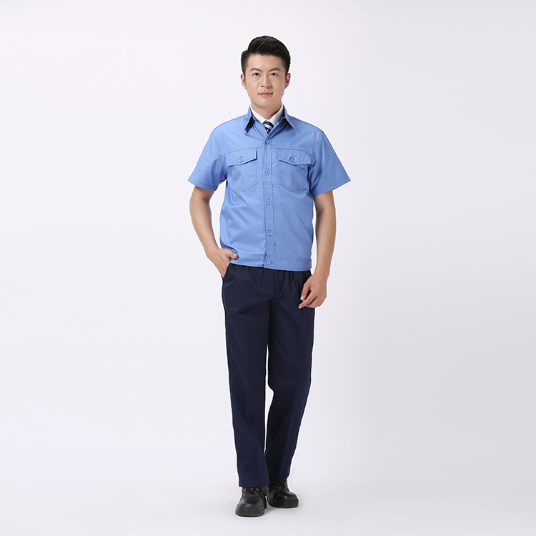 细斜纹夏季工作服