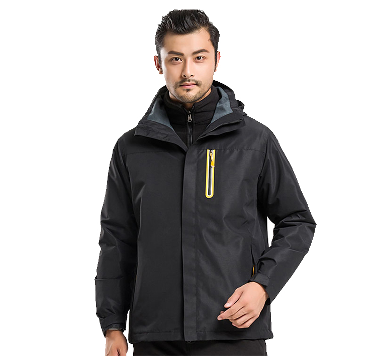 情侣款摇粒绒热封压胶冲锋衣(图9)