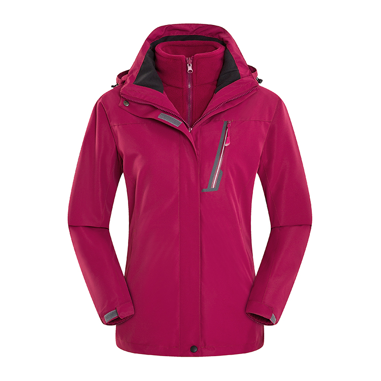 情侣反光摇粒绒冲锋衣