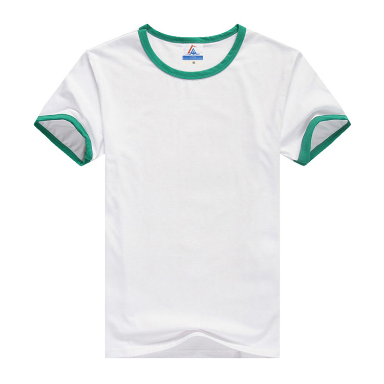 莱卡棉撞边短袖（男女童）