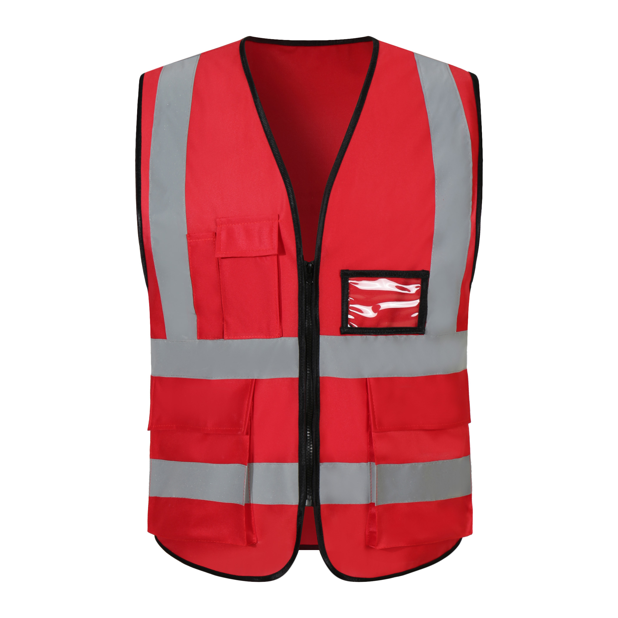 口袋燕尾反光马甲(图1)