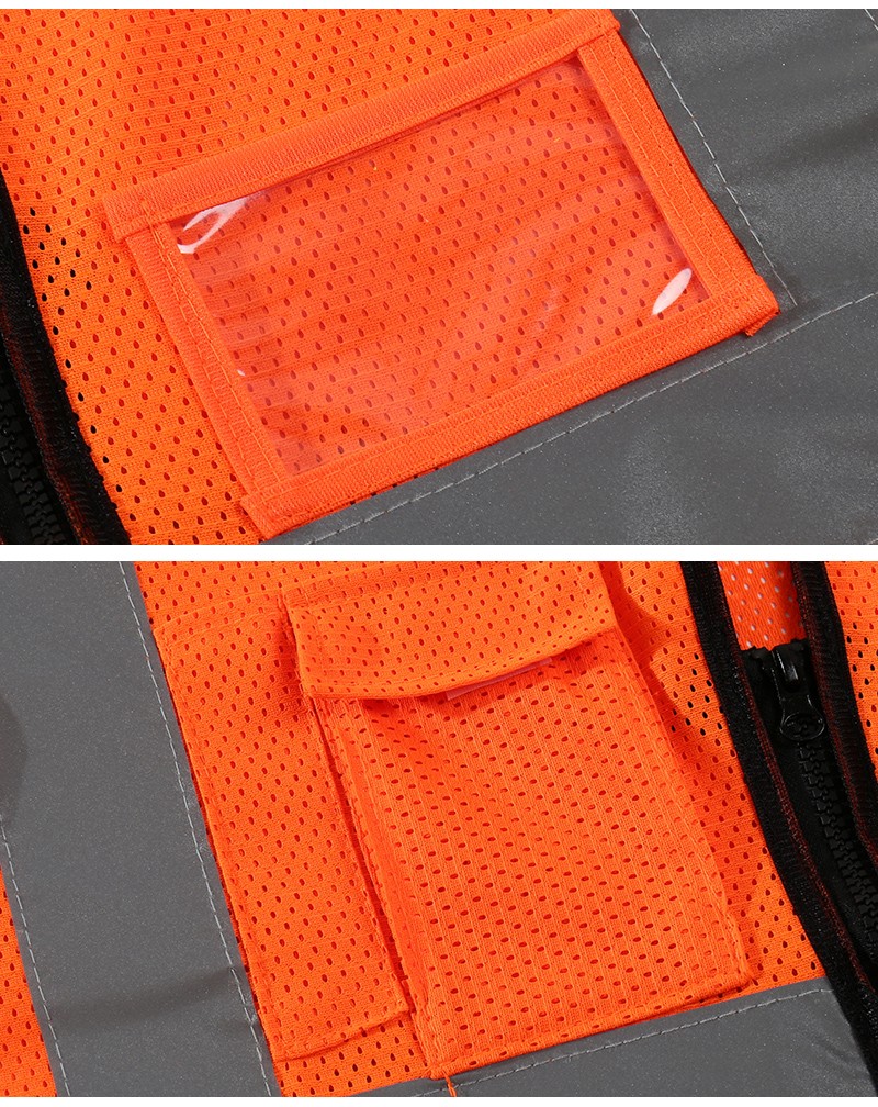 桃形网燕尾反光马甲(图13)