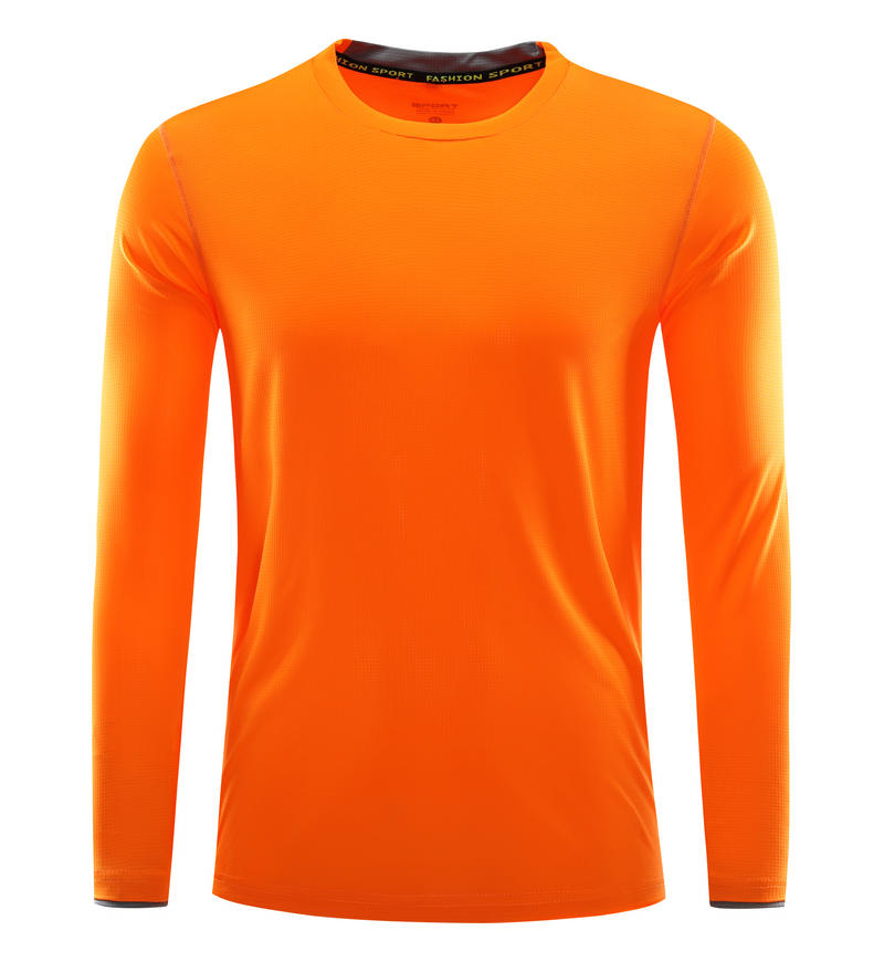 超轻方格布长袖圆领T恤(图6)