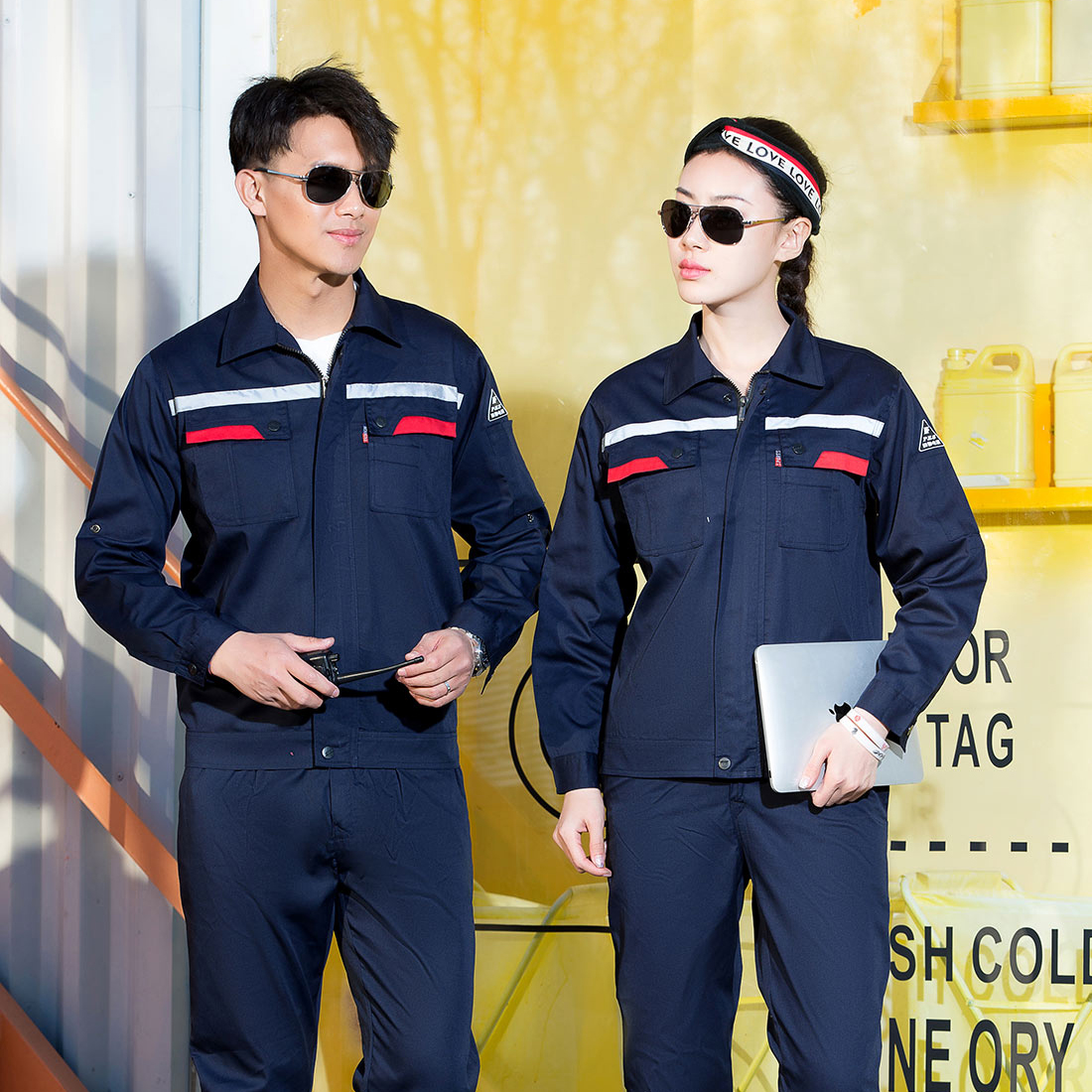 防静电夏长袖工服