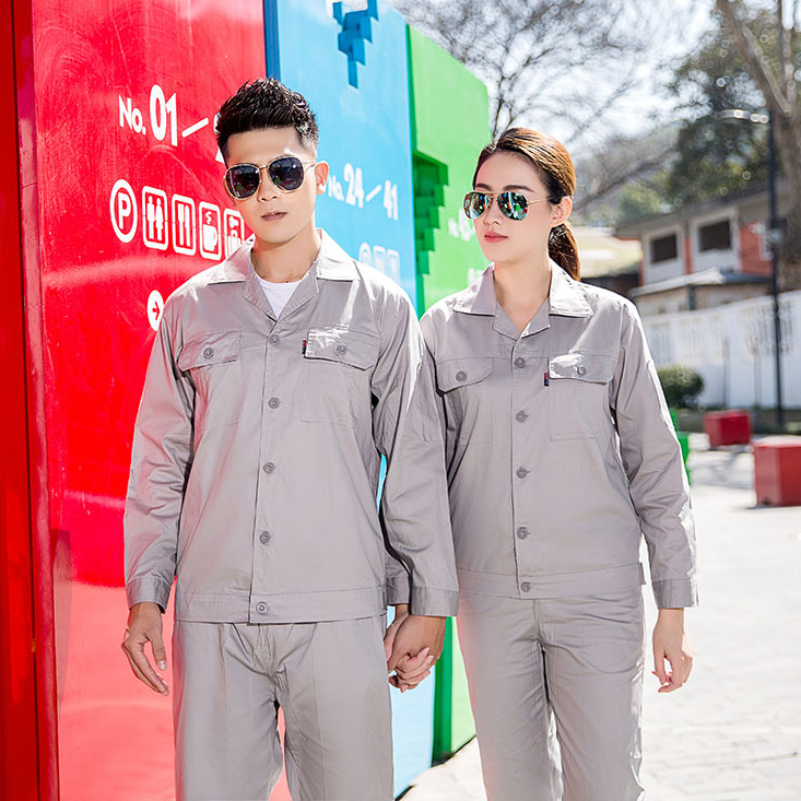 新款夏长袖工作服