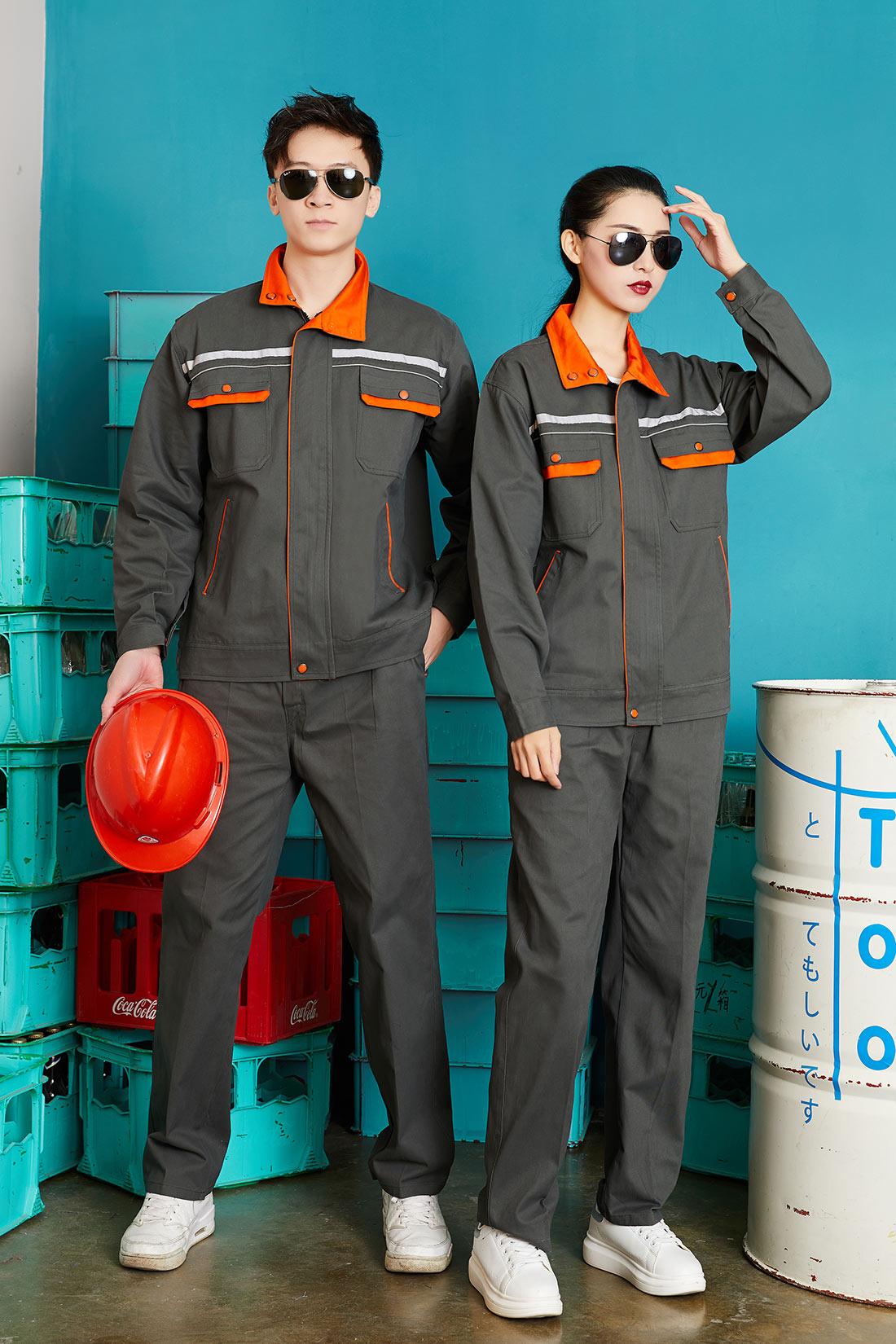 全工艺纯棉长袖工作服(图9)