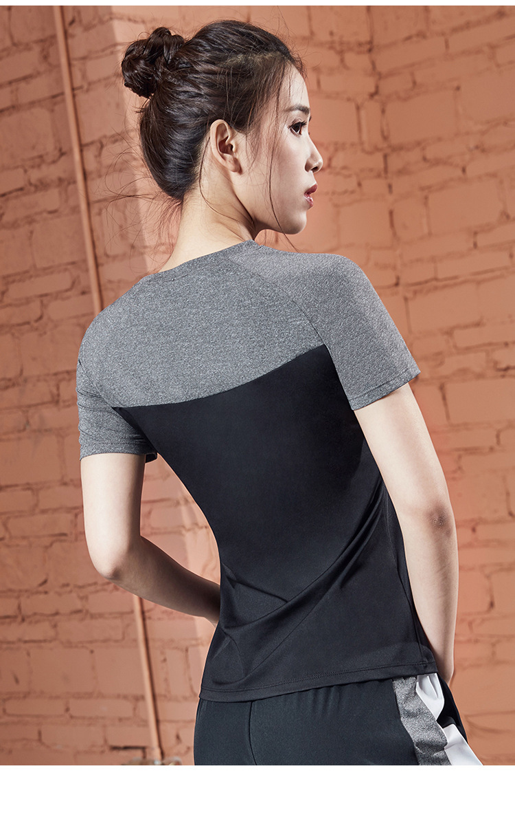 健身跑步拼色T恤(图20) 健身跑步拼色T恤(图20)