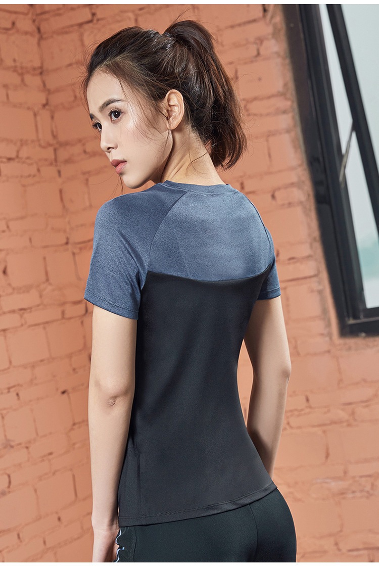 健身跑步拼色T恤(图23) 健身跑步拼色T恤(图23)