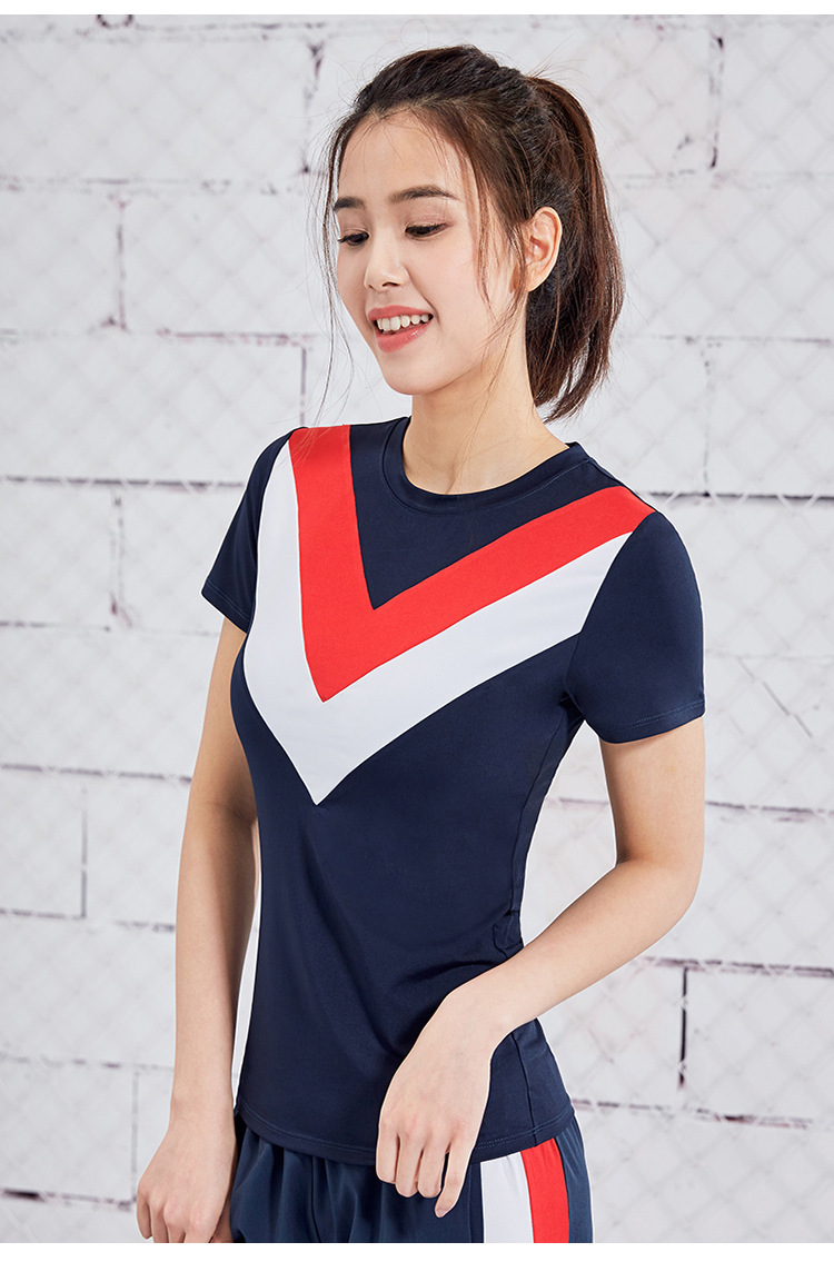 健身跑步拼色T恤(图24) 健身跑步拼色T恤(图24)