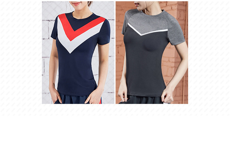 健身跑步拼色T恤(图11) 健身跑步拼色T恤(图11)