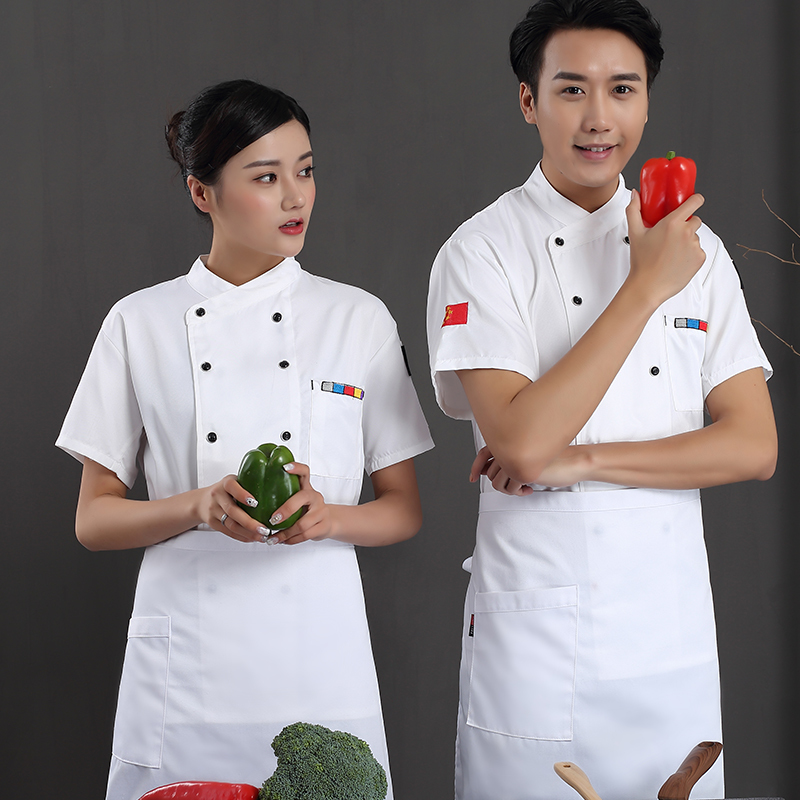 后厨短袖厨师服