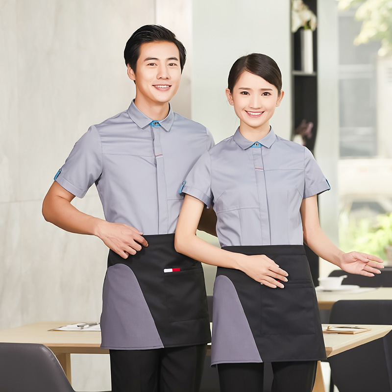 酒店服务员短袖工作服