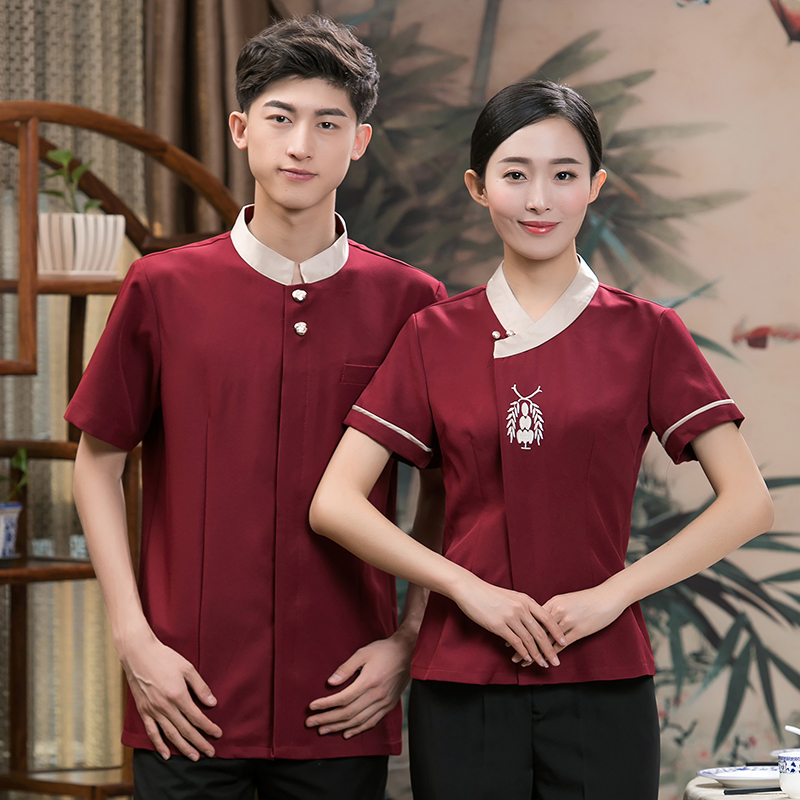 服务员工作服上衣加围裙（男+女）(图2)