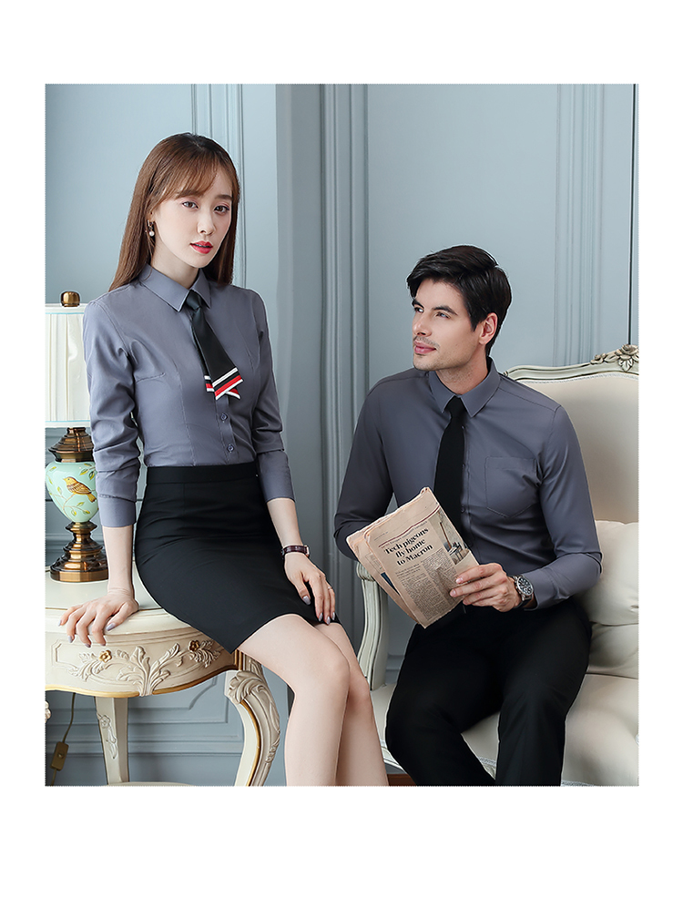 粗斜纹通勤衬衫（男+女）(图21)