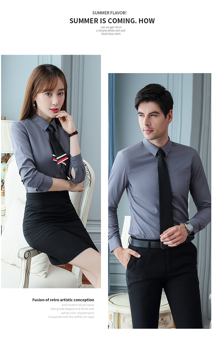 粗斜纹通勤衬衫（男+女）(图20)