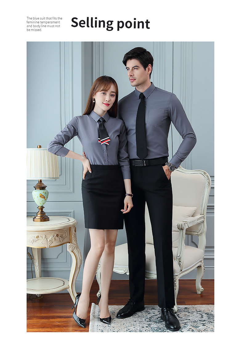 粗斜纹通勤衬衫（男+女）(图19)