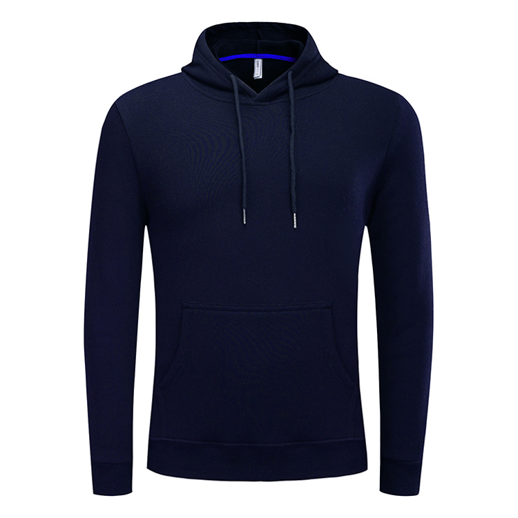 抓绒带帽套头卫衣