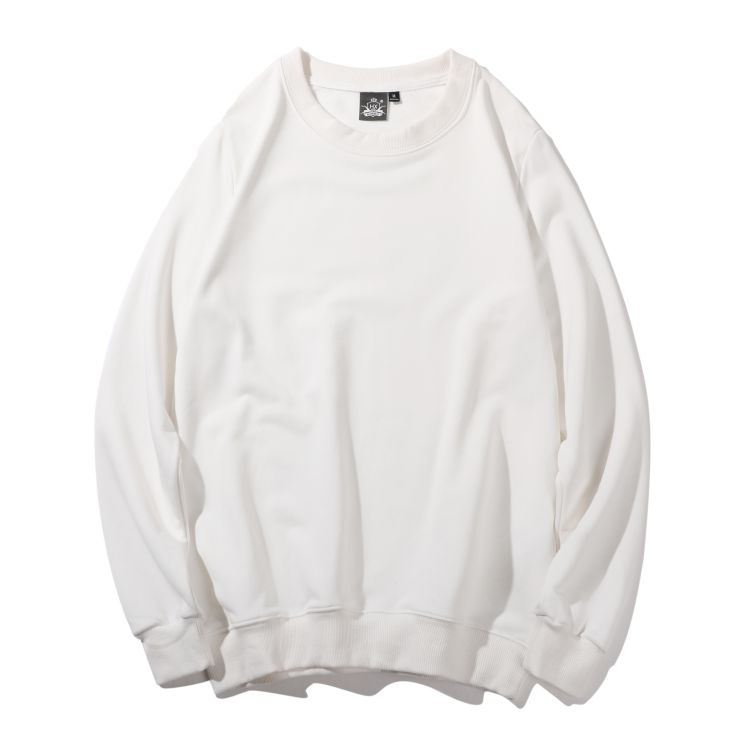 双面纯棉圆领毛圈卫衣