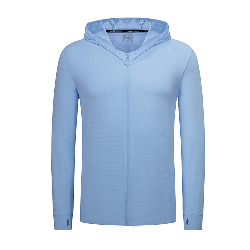 速干户外连帽拉链防晒外套(图2)