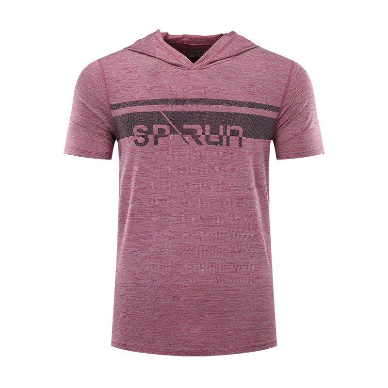 带帽跑步运动T恤（男+女）