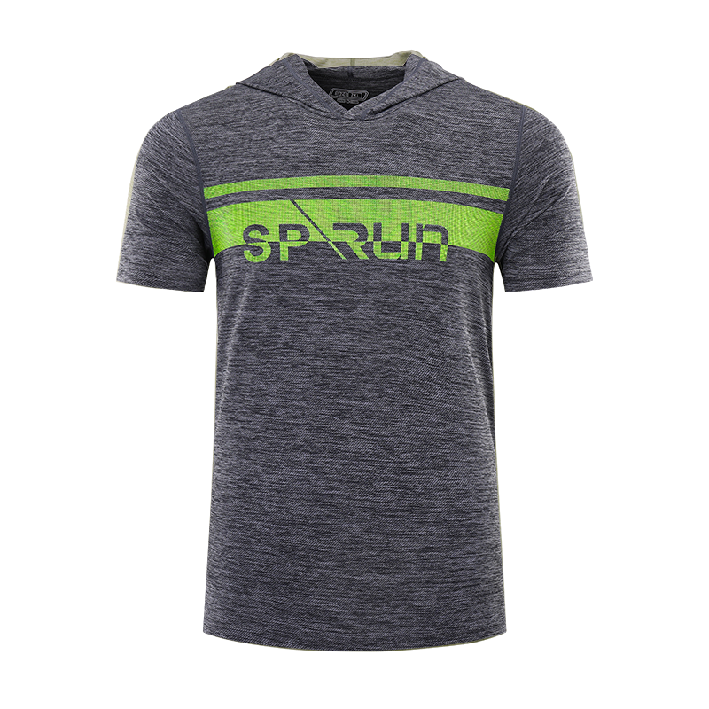 带帽跑步运动T恤（男+女）