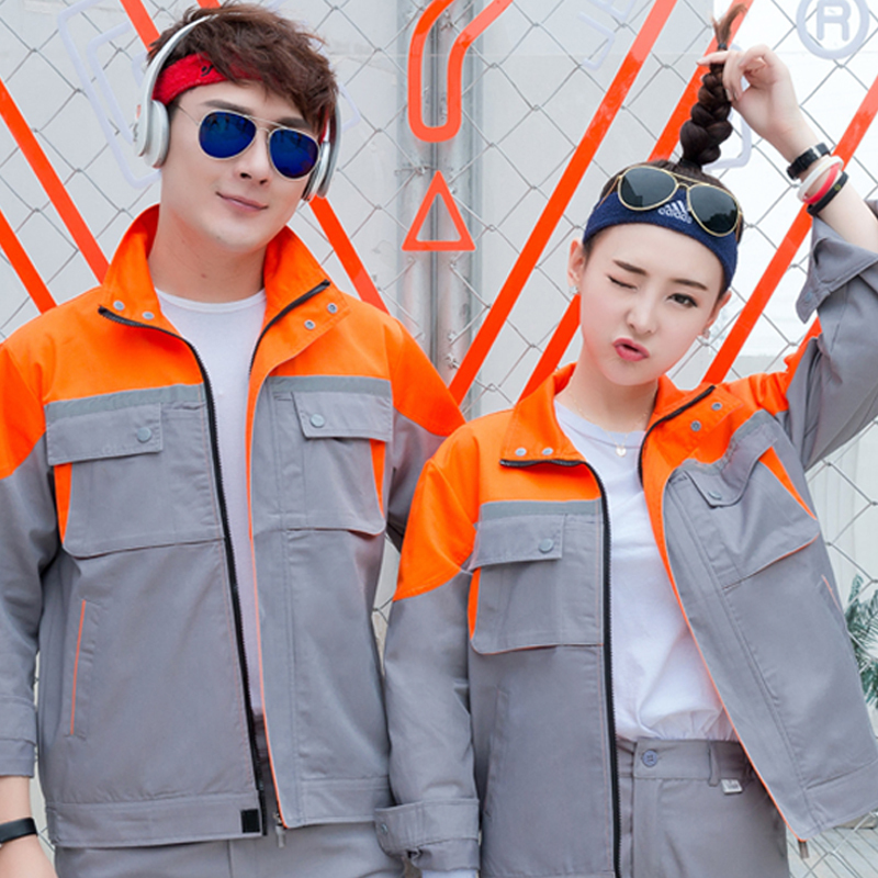 立体兜长袖工装套装(图2)