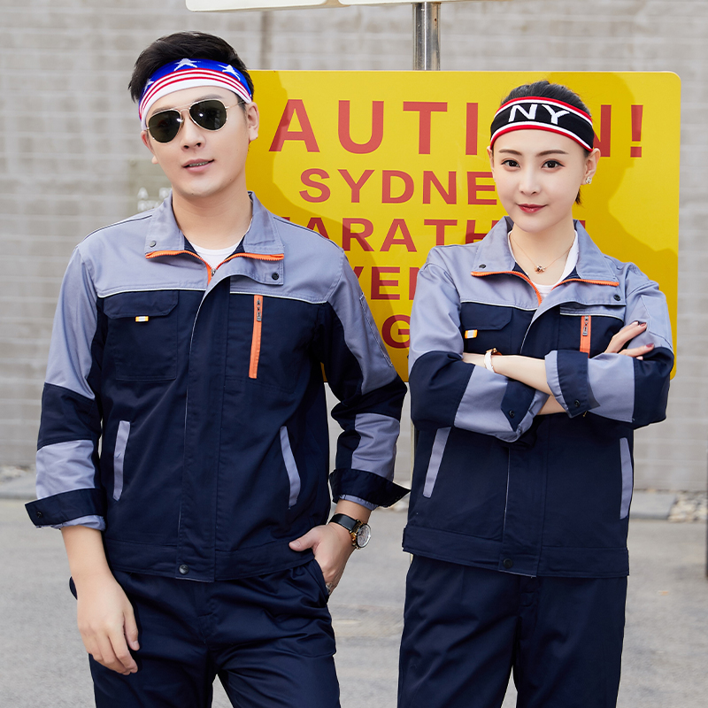 厚纱卡糖果色工装长袖套装(图6)