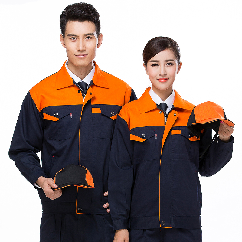 拼色长袖工装套装(图5)