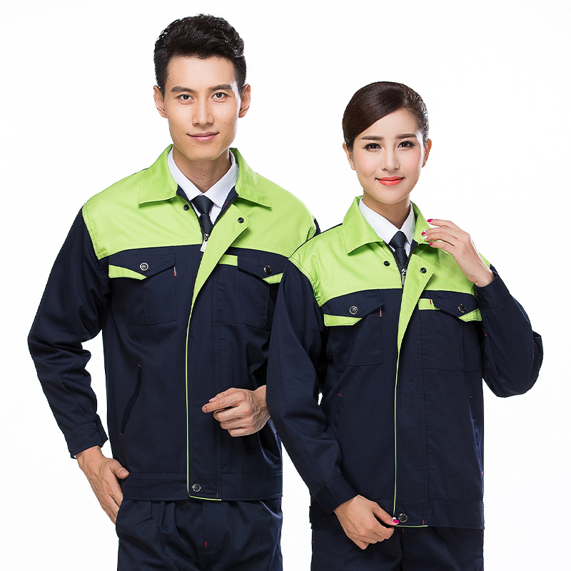 拼色长袖工装套装(图4)