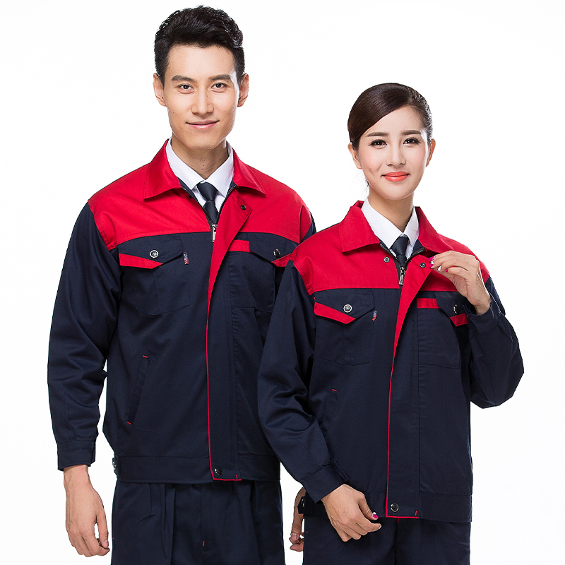 拼色长袖工装套装(图7)